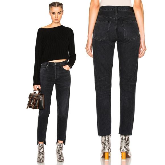 Citizens Of Humanity Denim - CITIZENS OF HUMANITY Liya Hi Low Hem Classic Fit Jean Size 25 Outsider